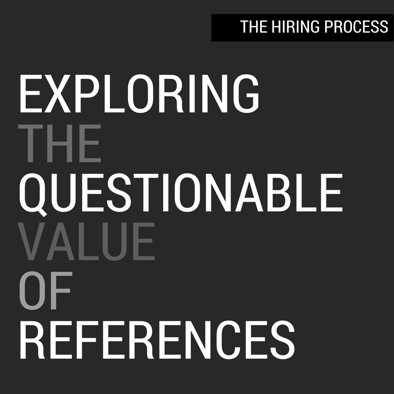 Exploring The Questionable Value Of References